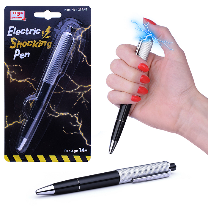 Игра-розыгрыш 11-0044 "Электрическая шокирующая ручка" Игра-розыгрыш 11-0044 "Электрическая шокирующая ручка"