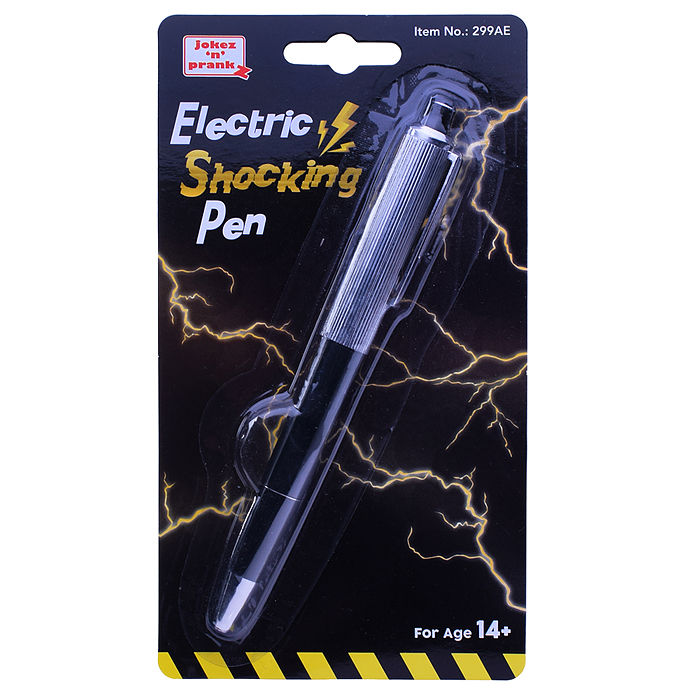 Фото к товару Игра-розыгрыш 11-0044 "Электрическая шокирующая ручка" Игра-розыгрыш 11-0044 "Электрическая шокирующая ручка"