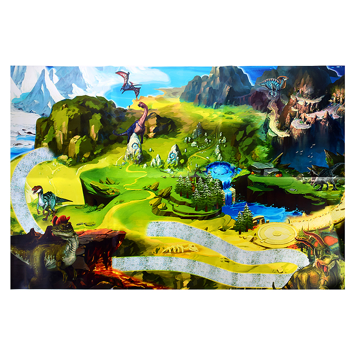 Фото к товару Паркинг-Трек 6603A "Городская эстакада с динозаврами" в коробке Паркинг-Трек 6603A "Городская эстакада с динозаврами" в коробке