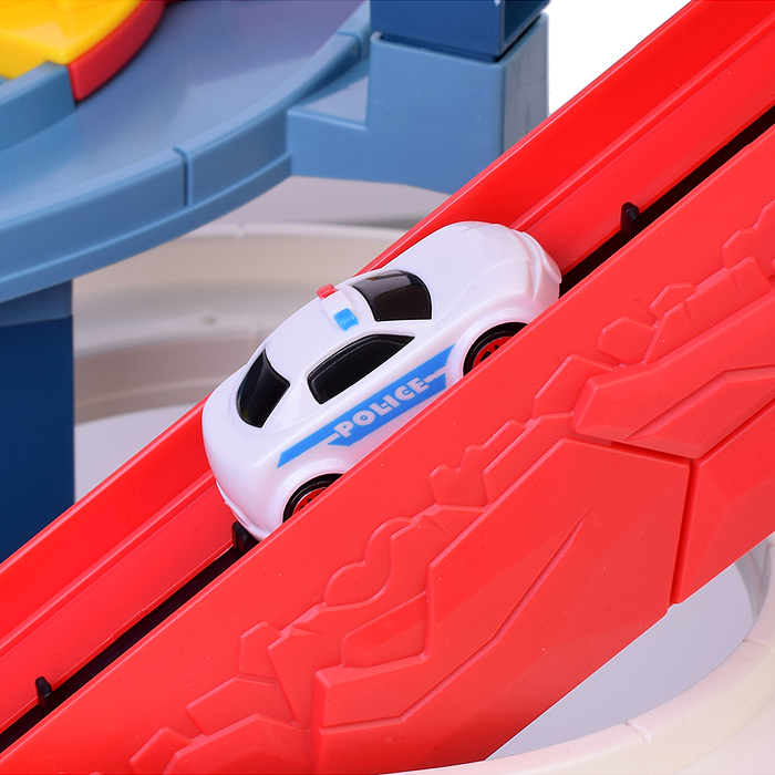 Фото к товару Паркинг-Трек 6603A "Городская эстакада с динозаврами" в коробке Паркинг-Трек 6603A "Городская эстакада с динозаврами" в коробке