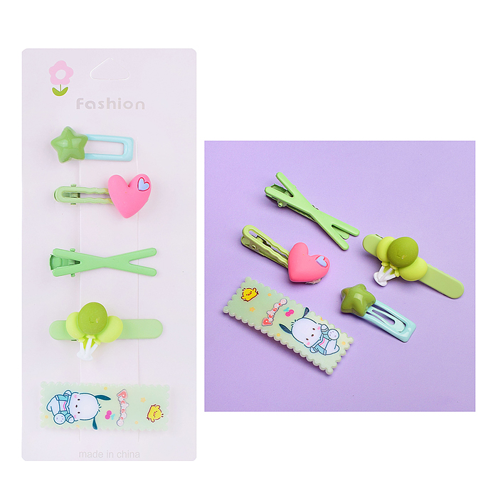 Набор заколок для волос 00-3886 "Воздушно настроение" в пакете