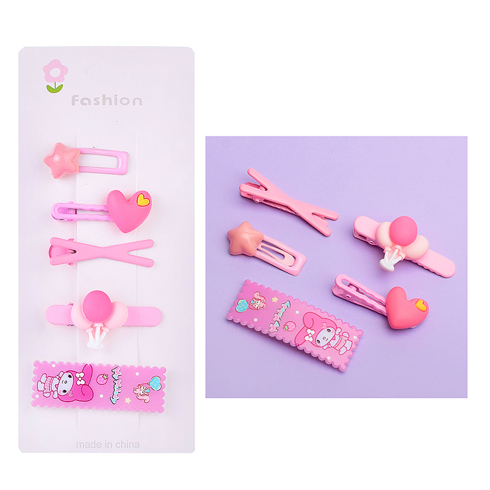 Набор заколок для волос 00-3886 "Воздушно настроение" в пакете