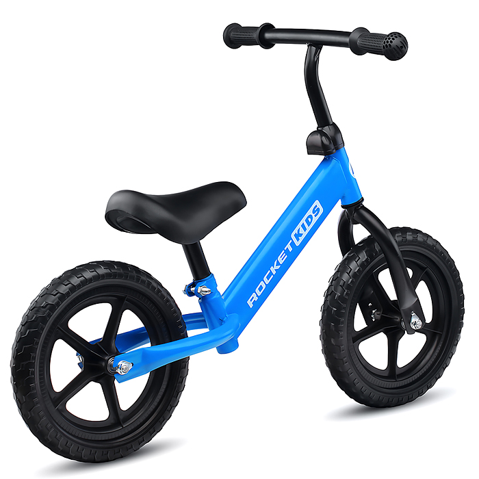 Фото к товару Беговел 12" Rocket, колеса EVA, цвет синий Беговел 12" Rocket, колеса EVA, цвет синий