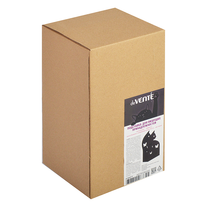 Фото к товару Подставка для пишущих принадлежностей "Сat" 8x8x6,8 см, в форме кошечки Подставка для пишущих принадлежностей "Сat" 8x8x6,8 см, в форме кошечки