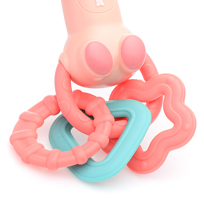 Погремушка Y0014-1 "Заюшка" на батарейках, в коробке