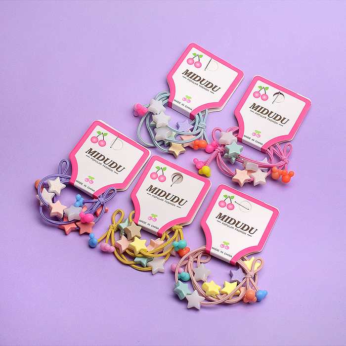 Фото к товару Набор резинок для волос 00-3881 "Звездочки" 20 предметов Набор резинок для волос 00-3881 "Звездочки" 20 предметов