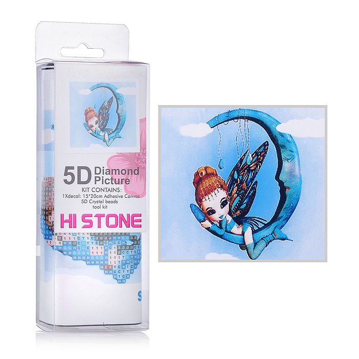 Мозаика 00-3804 "Фея на месяце" 15*20см Мозаика 00-3804 "Фея на месяце" 15*20см