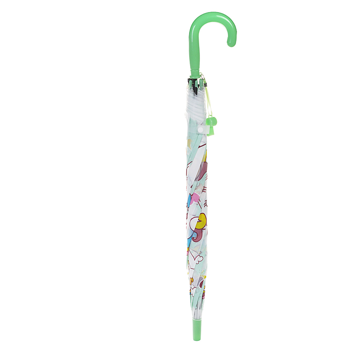 Зонт детский 00-3912 "Страна единорогов" (50см.) зеленый