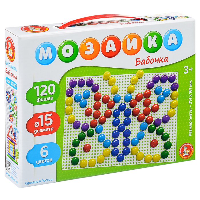 Мозаика "Бабочка" d15//120 эл Мозаика "Бабочка" d15//120 эл