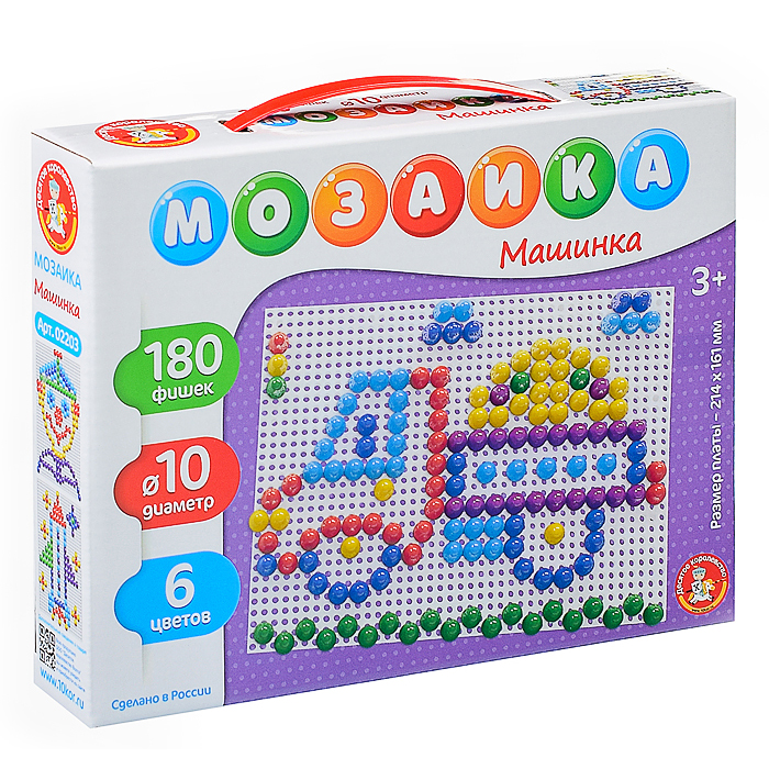 Мозаика "Машинка" d10/180 эл Мозаика "Машинка" d10/180 эл