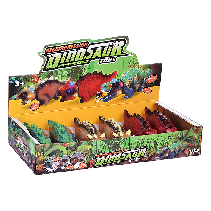 Игрушка-антистресс 00-3402 "Свирепый динозавр"