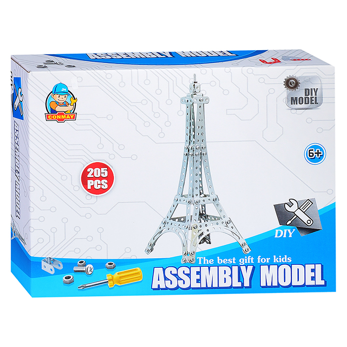 Конструктор 898F-8 "Башня" (205 дет.) в коробке Конструктор 898F-8 "Башня" (205 дет.) в коробке
