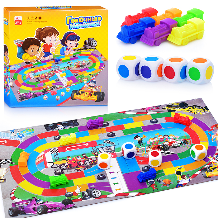 Настольная игра 043 "Гонка" в коробке Настольная игра 043 "Гонка" в коробке