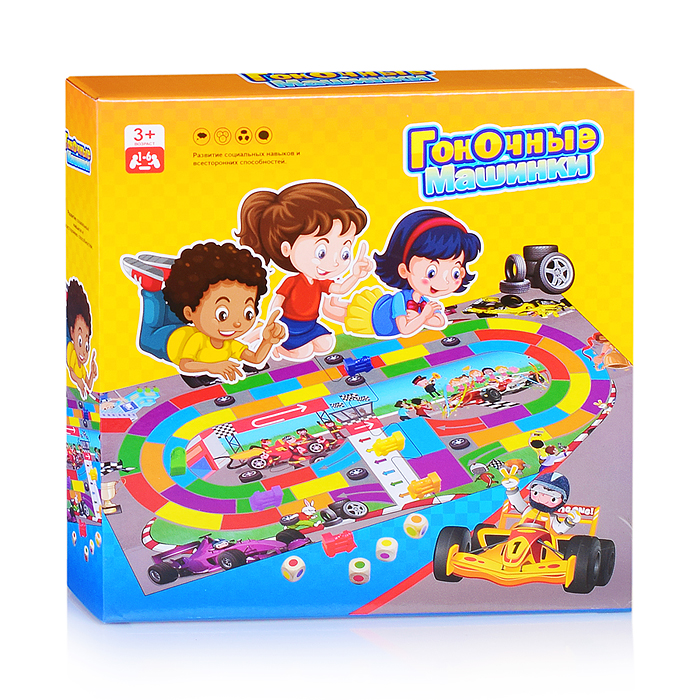 Настольная игра 043 "Гонка" в коробке