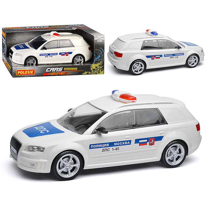 Автомобиль легковой инерционный  "Легенда-V3", ДПС-(в коробке)