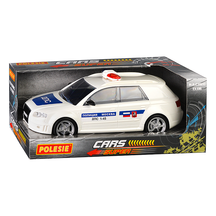 Автомобиль легковой инерционный  "Легенда-V3", ДПС-(в коробке)