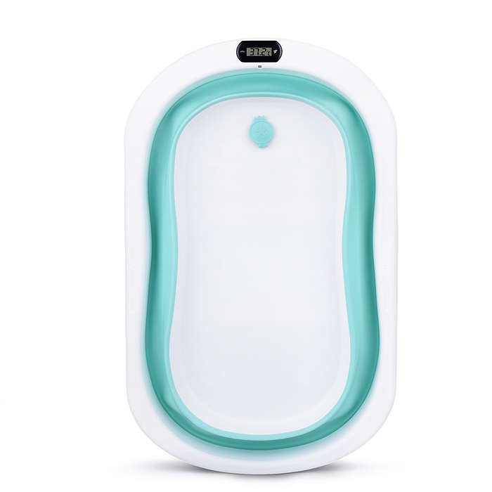 Фото к товару Ванночка для купания UT0143 (цвет: белый/бирюзовый) Ванночка для купания UT0143 (цвет: белый/бирюзовый)