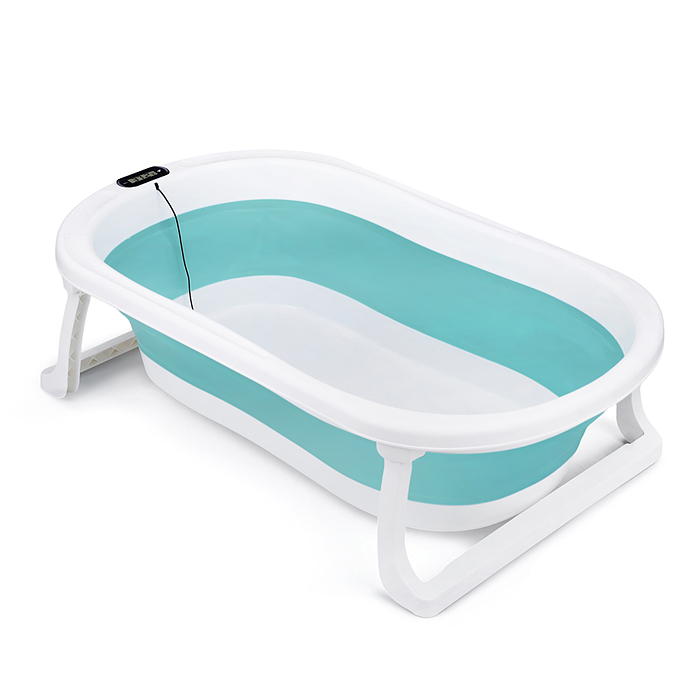 Фото к товару Ванночка для купания UT0143 (цвет: белый/бирюзовый) Ванночка для купания UT0143 (цвет: белый/бирюзовый)