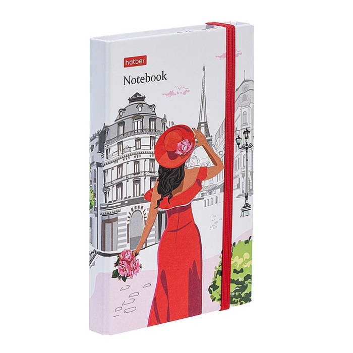 Записная книжка 80-50л А6ф "Увидеть Париж!" на гребне