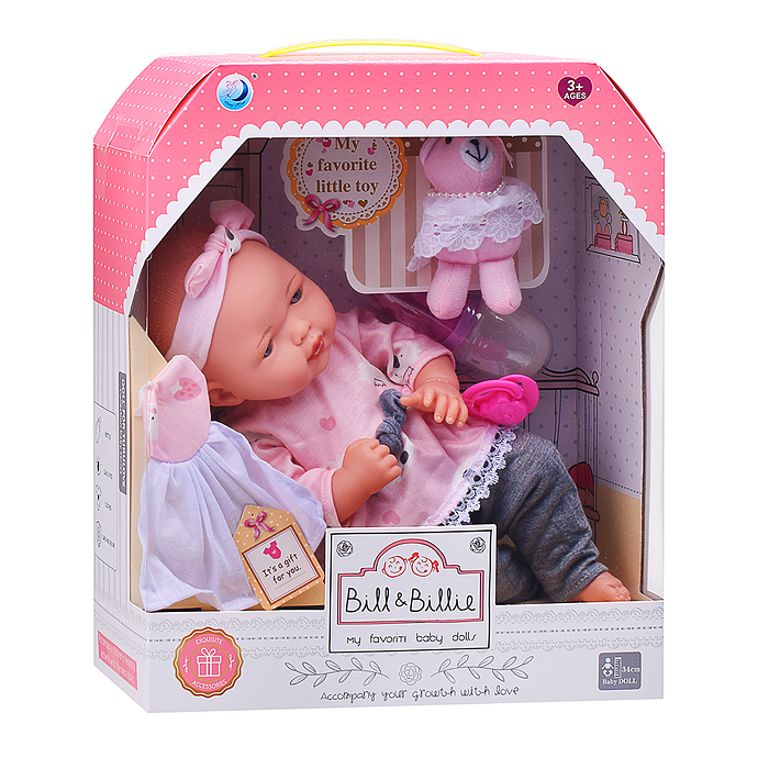 Пупс A688C "Теона" с аксессуарами, в коробке