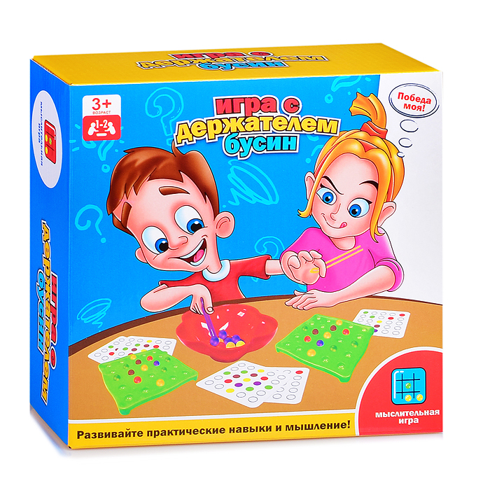 Настольная игра 008 "Мозаика. Бусины" в коробке