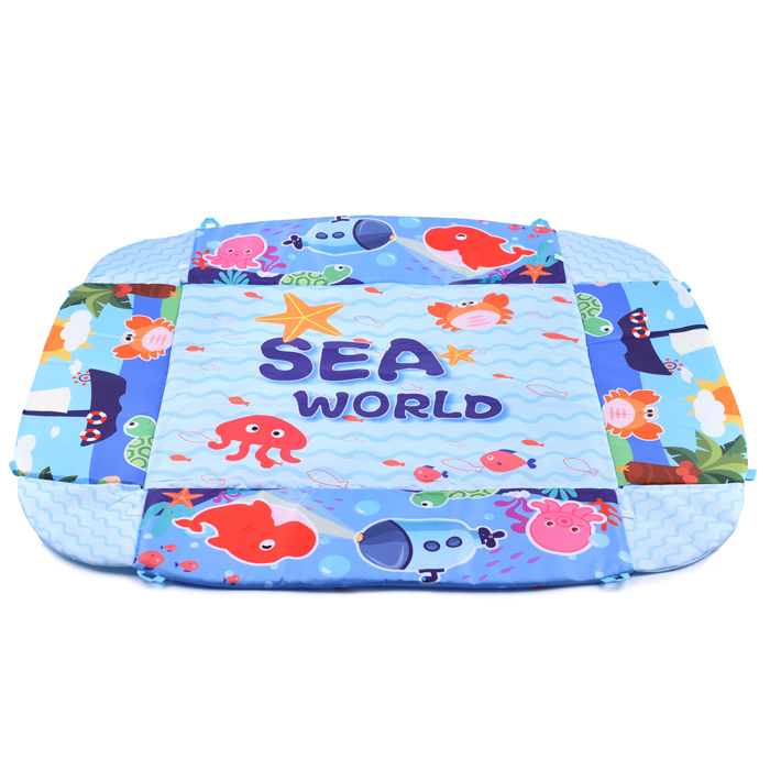 Фото к товару Детский развивающий коврик 668-146 "Морские жители" с бортиками и шариками, в коробке Детский развивающий коврик 668-146 "Морские жители" с бортиками и шариками, в коробке