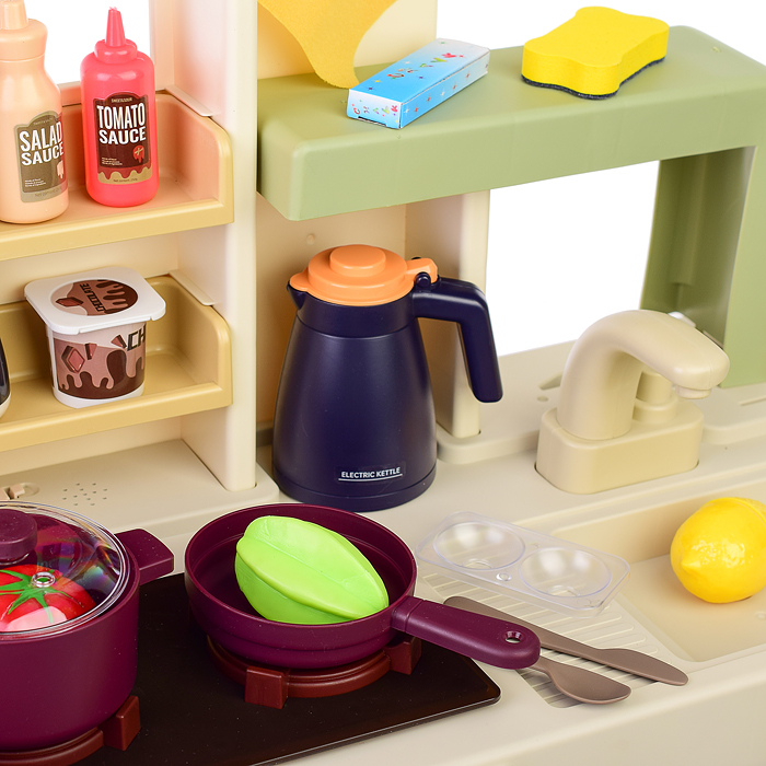 Фото к товару Игровой набор кухня 889-231 "Mini Chef" (свет, звук, пар, слив воды) в коробке Игровой набор кухня 889-231 "Mini Chef" (свет, звук, пар, слив воды) в коробке