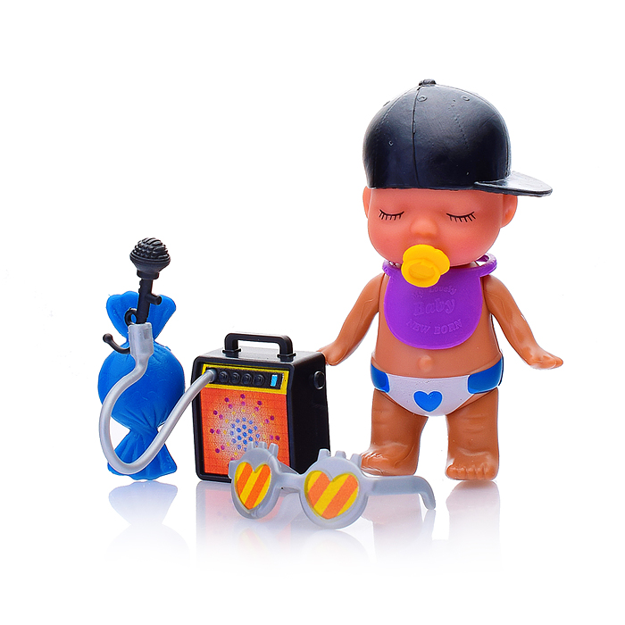 Пупс с аксессуарами "Baby rock" в асс. 6 видов, в кор.