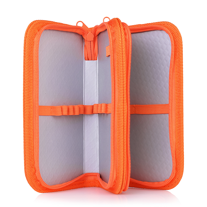 Пенал двухсекционный большой "Веселые корги 2024"