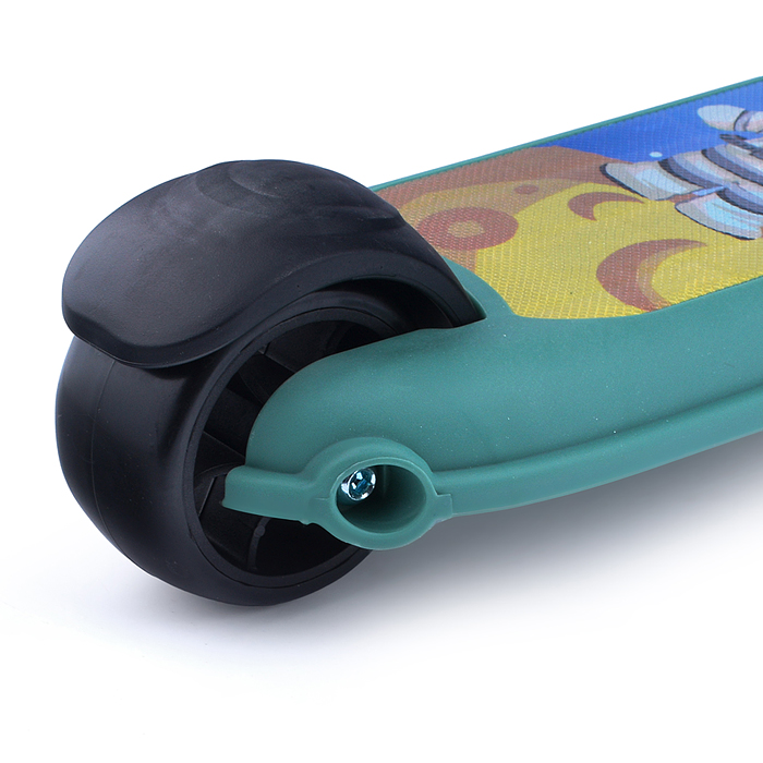 Фото к товару Самокат 3-х колесный ROCKET, зеленый Самокат 3-х колесный ROCKET, зеленый