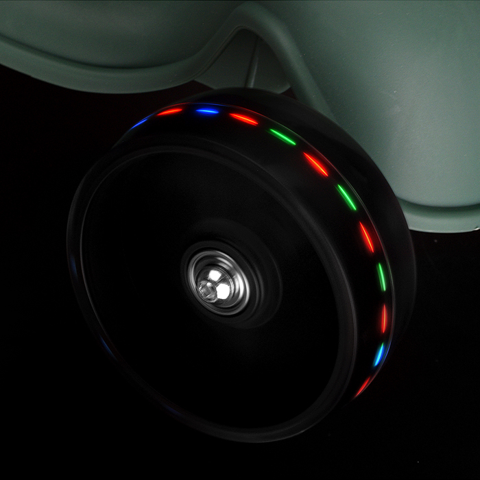 Фото к товару Самокат 3-х колесный ROCKET, зеленый Самокат 3-х колесный ROCKET, зеленый