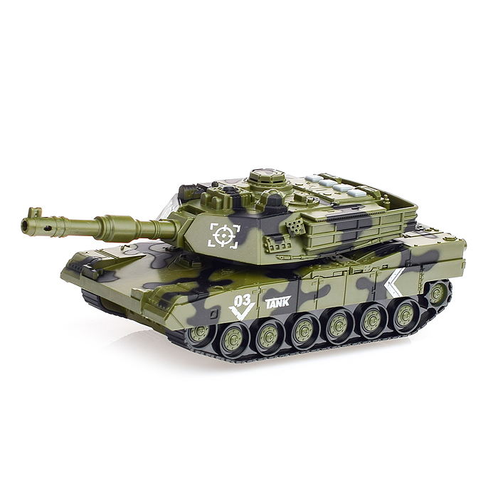 Танк WY410A "Боевой" 1:16 (свет, звук) в коробке