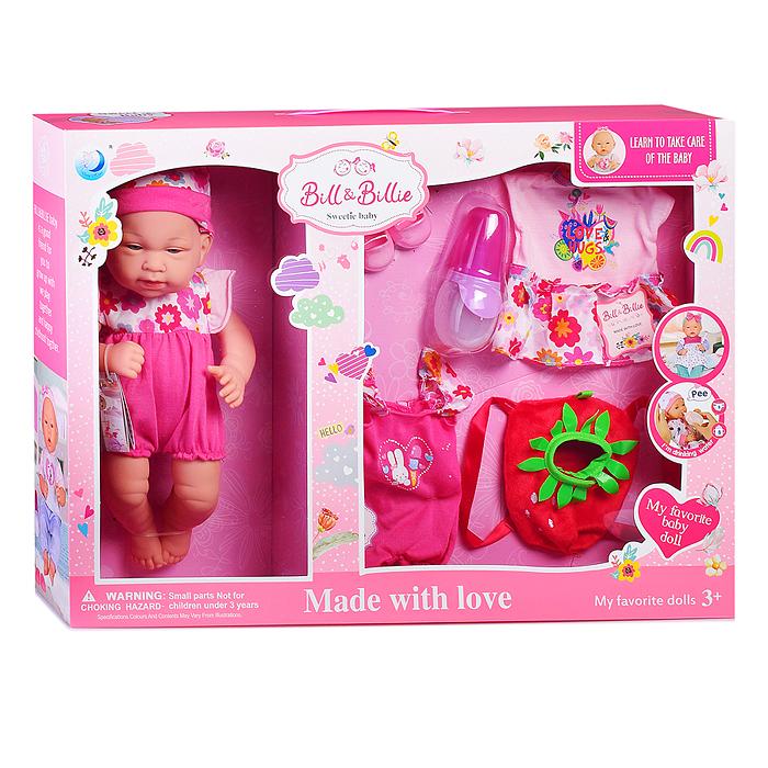 Пупс A760A "Анечка" с аксессуарами, в коробке