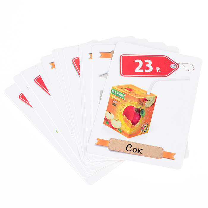 Фото к товару Игра настольная "Денежка. Играем в магазин. Покупаем всякую всячину" Игра настольная "Денежка. Играем в магазин. Покупаем всякую всячину"