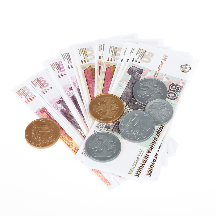 Фото к товару Игра настольная "Денежка. Играем в магазин. Покупаем всякую всячину" Игра настольная "Денежка. Играем в магазин. Покупаем всякую всячину"