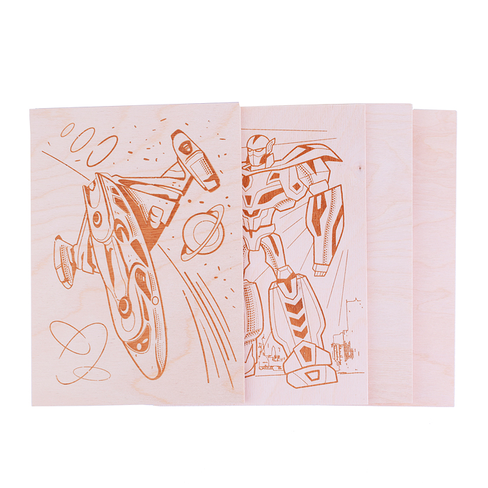 Фото к товару Электроприбор для выжигания по дереву «Вязь-10К» (аппарат, 4 доски) Электроприбор для выжигания по дереву «Вязь-10К» (аппарат, 4 доски)