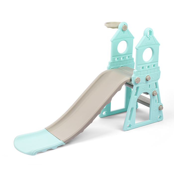 Фото к товару Горка детская UT0114 "Башня" (цвет мятный) Горка детская UT0114 "Башня" (цвет мятный)