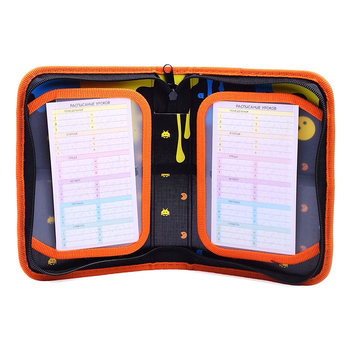 Пенал 200х140мм 1 отделение на молнии с 2-мя откид. планками "Old gamer" 