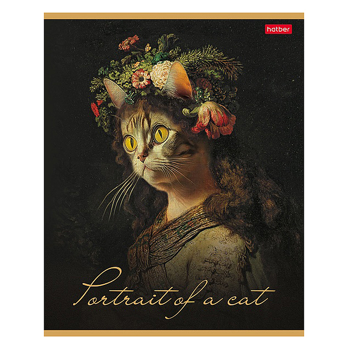 Тетрадь 96л клетка "Котошедевры"