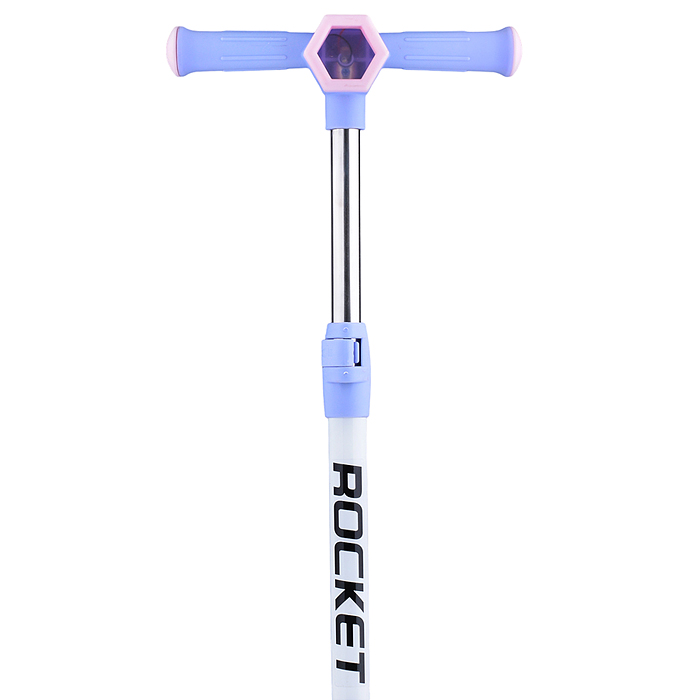 Фото к товару Самокат 3-х колесный ROCKET, фиолетовый Самокат 3-х колесный ROCKET, фиолетовый