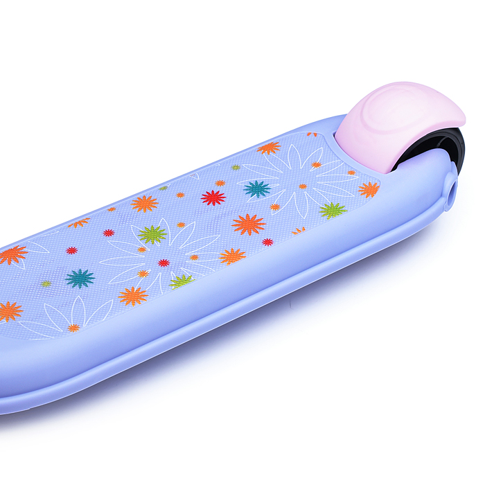 Фото к товару Самокат 3-х колесный ROCKET, фиолетовый Самокат 3-х колесный ROCKET, фиолетовый