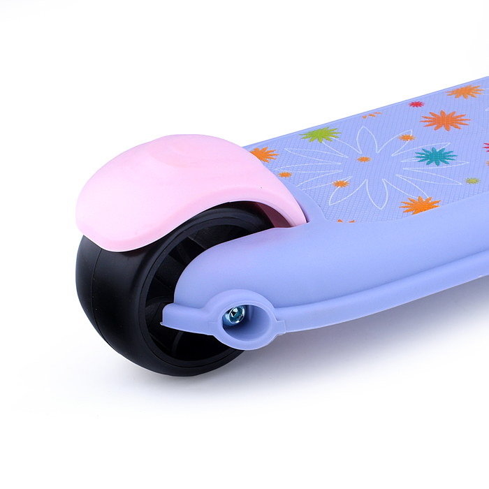 Фото к товару Самокат 3-х колесный ROCKET, фиолетовый Самокат 3-х колесный ROCKET, фиолетовый