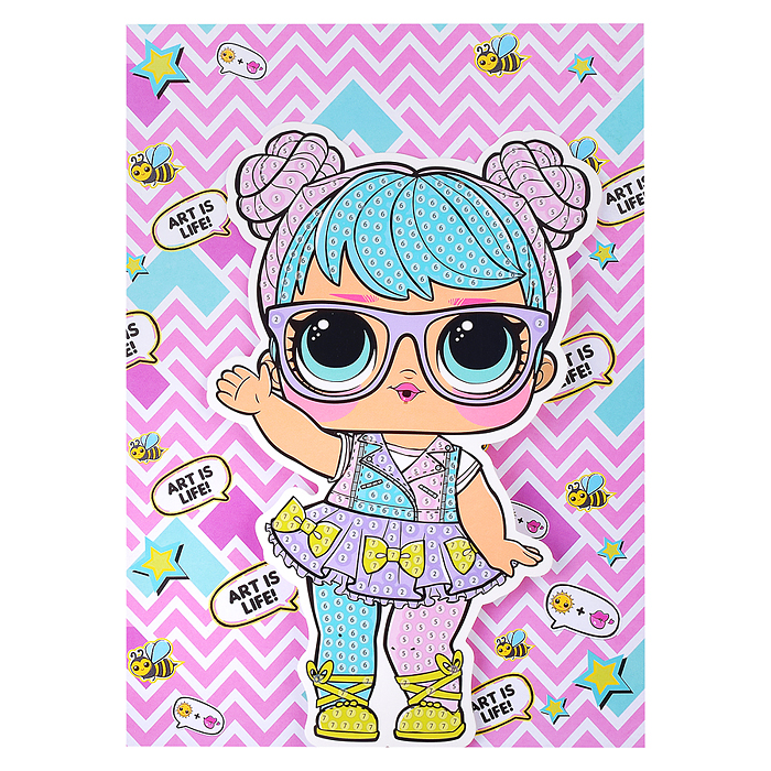 Фото к товару Алмазная мозаика фигурная куколки "Модницы" Алмазная мозаика фигурная куколки "Модницы"