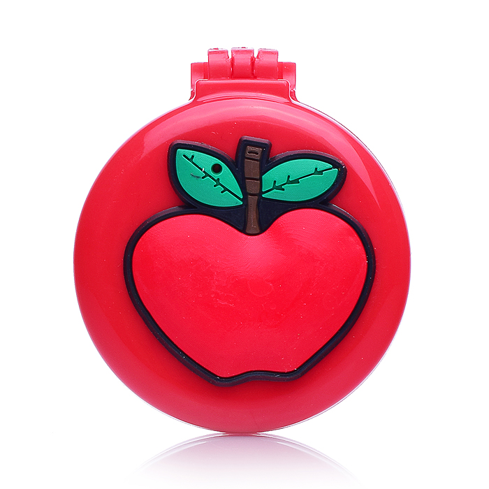 Расческа-мини массажная 00-3606 в ассортименте, с зеркалом