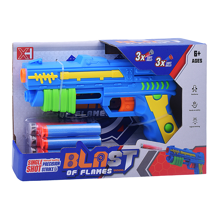 Пистолет XH938 "Пулевая атака" в коробке