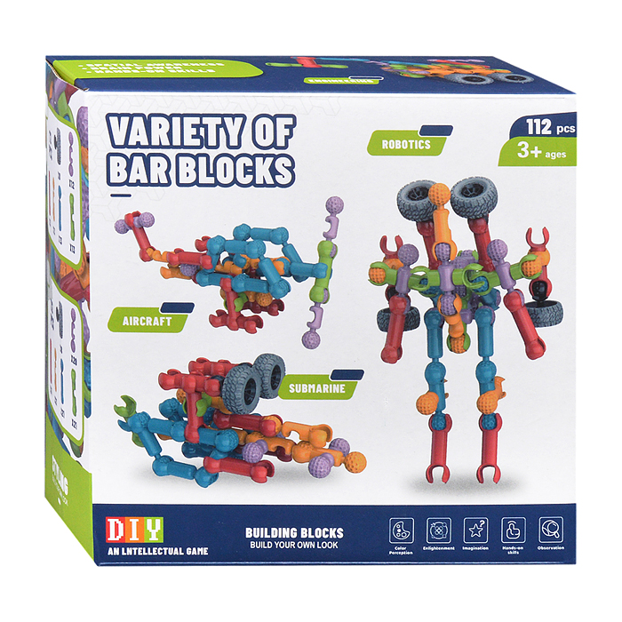 Конструктор 1 "Фантазия" (72 дет.) Конструктор 1 "Фантазия" (72 дет.)