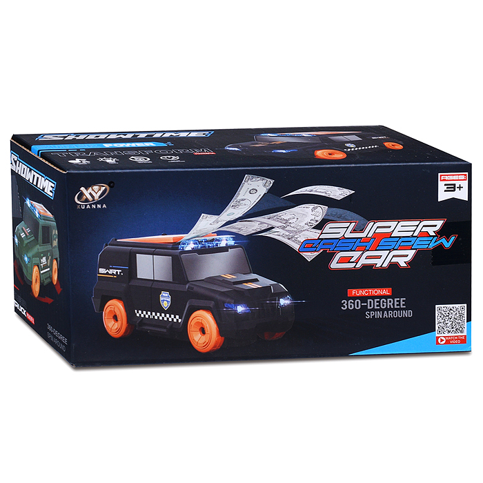 Машина 655-33 "Шоу-мобиль" (свет, музыка) в коробке