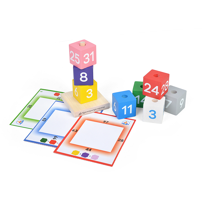 Фото к товару Набор "Математическая башня" Набор "Математическая башня"