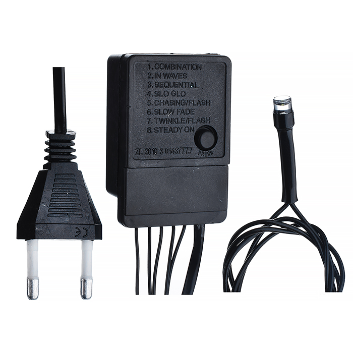 Фото к товару Электрогирлянда светодиодная 10 м, 200 ламп, холодный Электрогирлянда светодиодная 10 м, 200 ламп, холодный