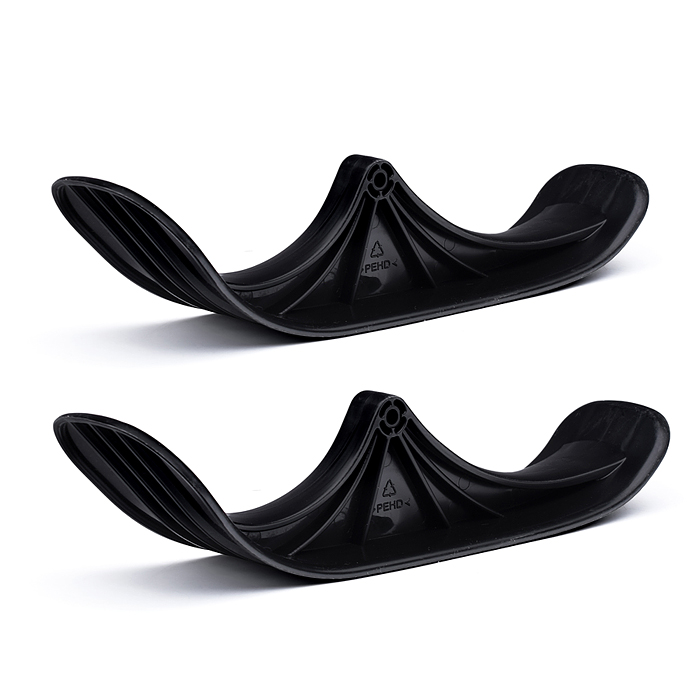 Самокат-снегокат R0181.VT с изогнутой ручкой (фиолетовый)